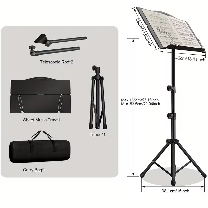 Portable Folding Music Stands for Piano
